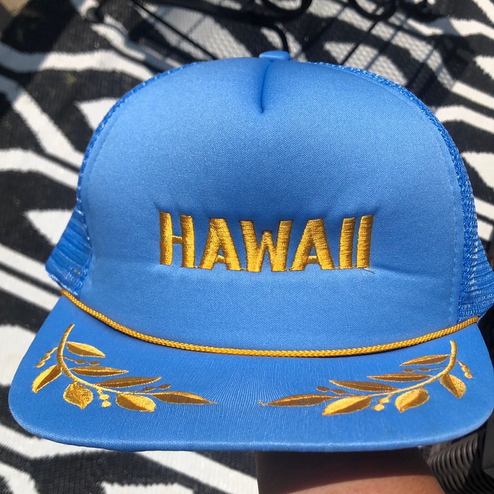 Retro 80s Hawaiian Headwear SnapBack Hawaii Hat